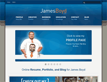 Tablet Screenshot of jamesboyd.info
